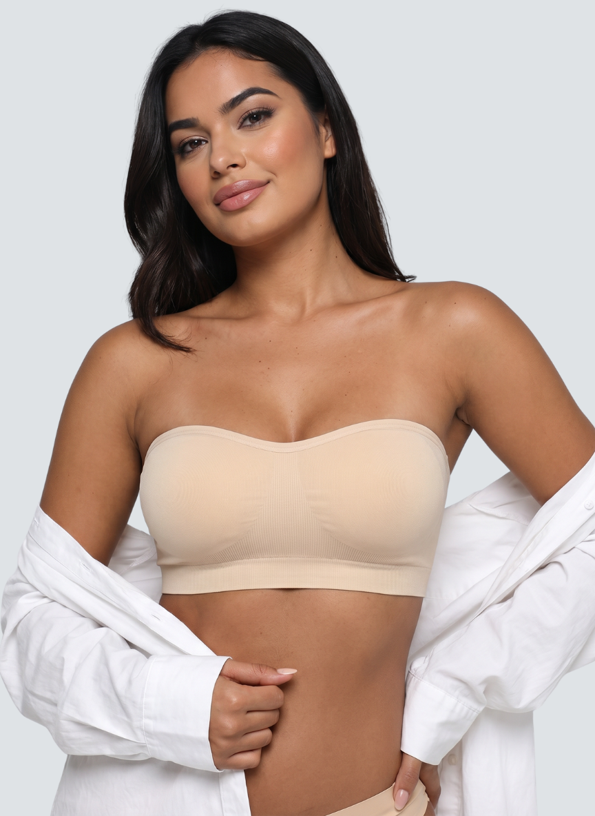Soutien-gorge bandeau antidérapant
