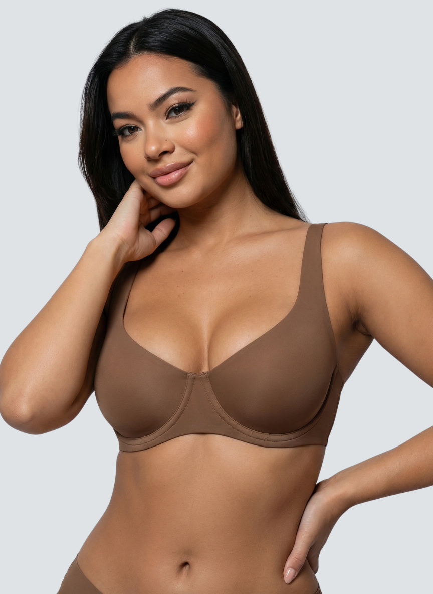 Soutien-gorge balconnet sans coutures