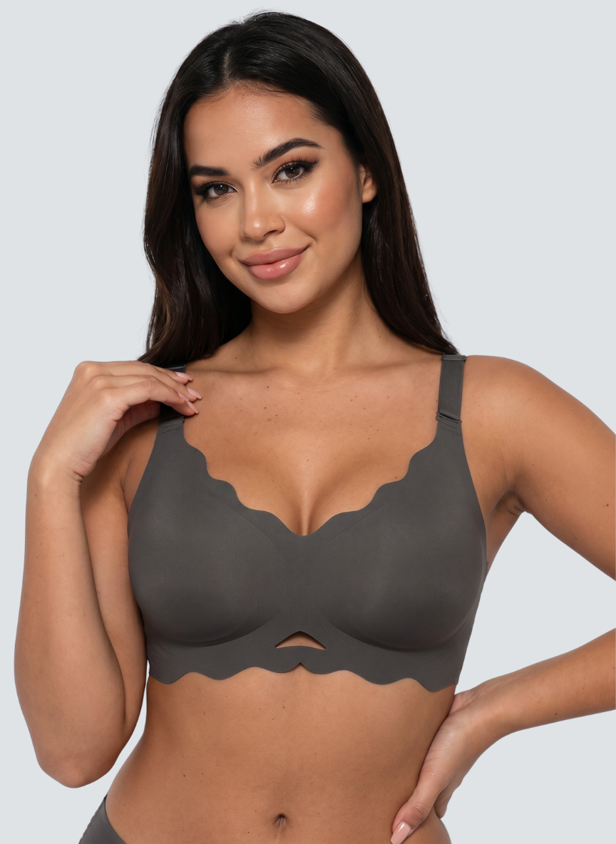 Soutien-gorge Jelly effet rehausseur festonné