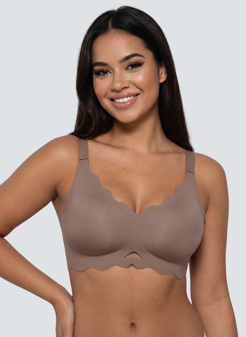Soutien-gorge Jelly effet rehausseur festonné