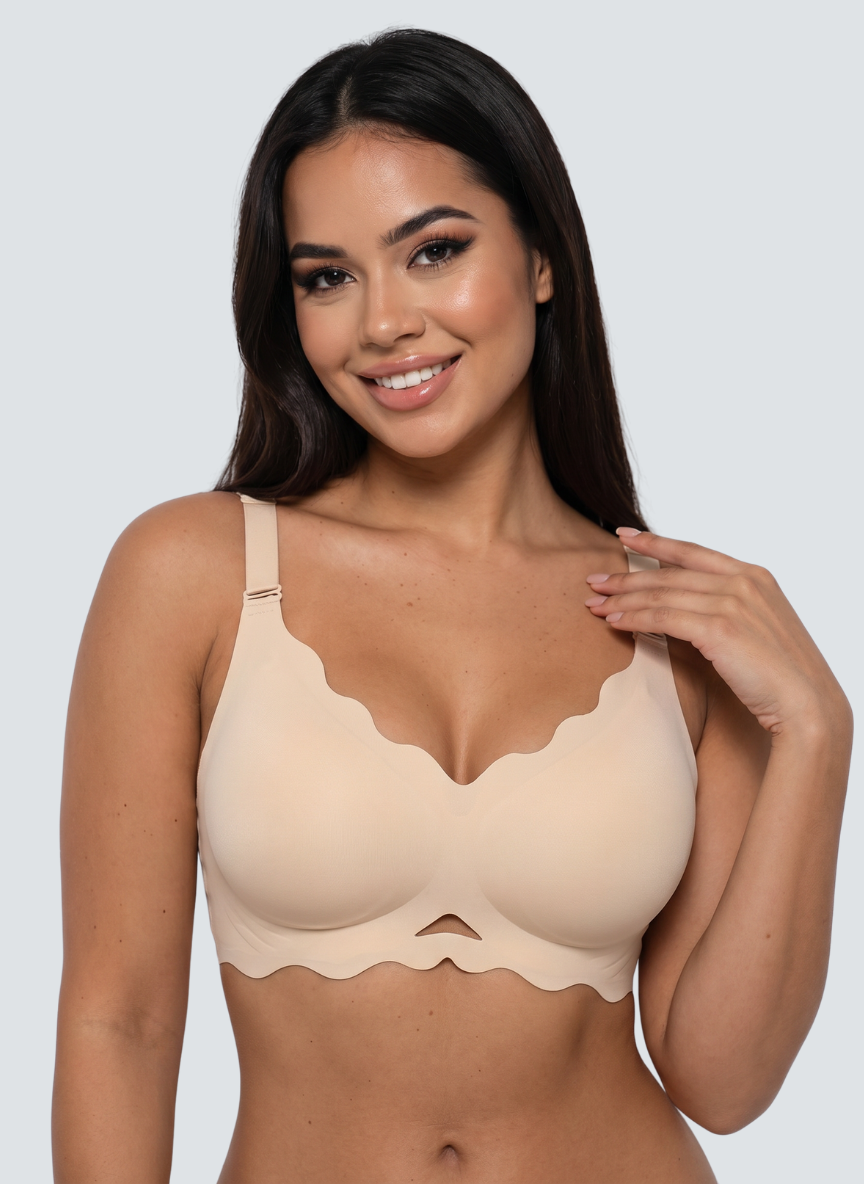Soutien-gorge Jelly effet rehausseur festonné