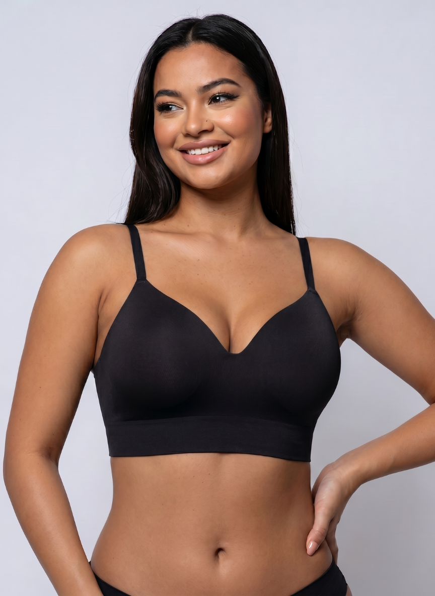 Soutien-gorge push-up lissant sans armatures