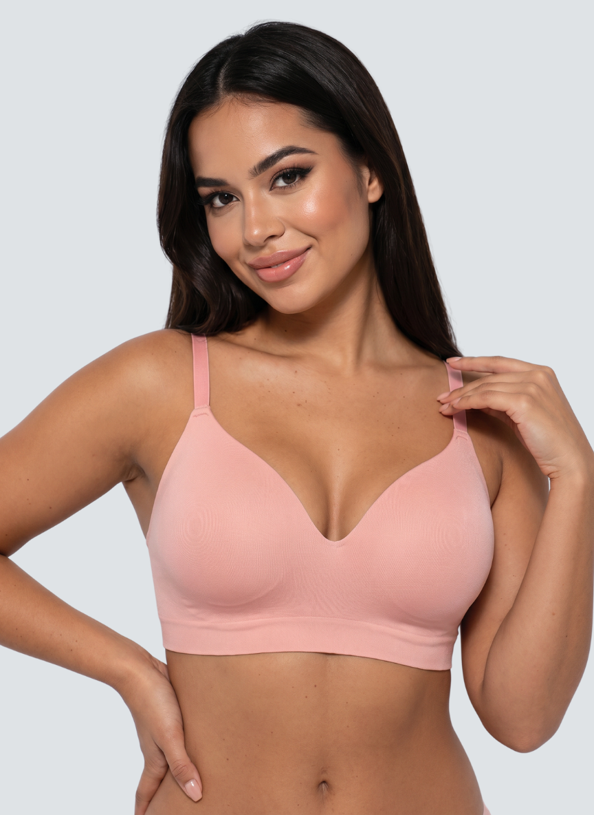 Soutien-gorge push-up lissant sans armatures