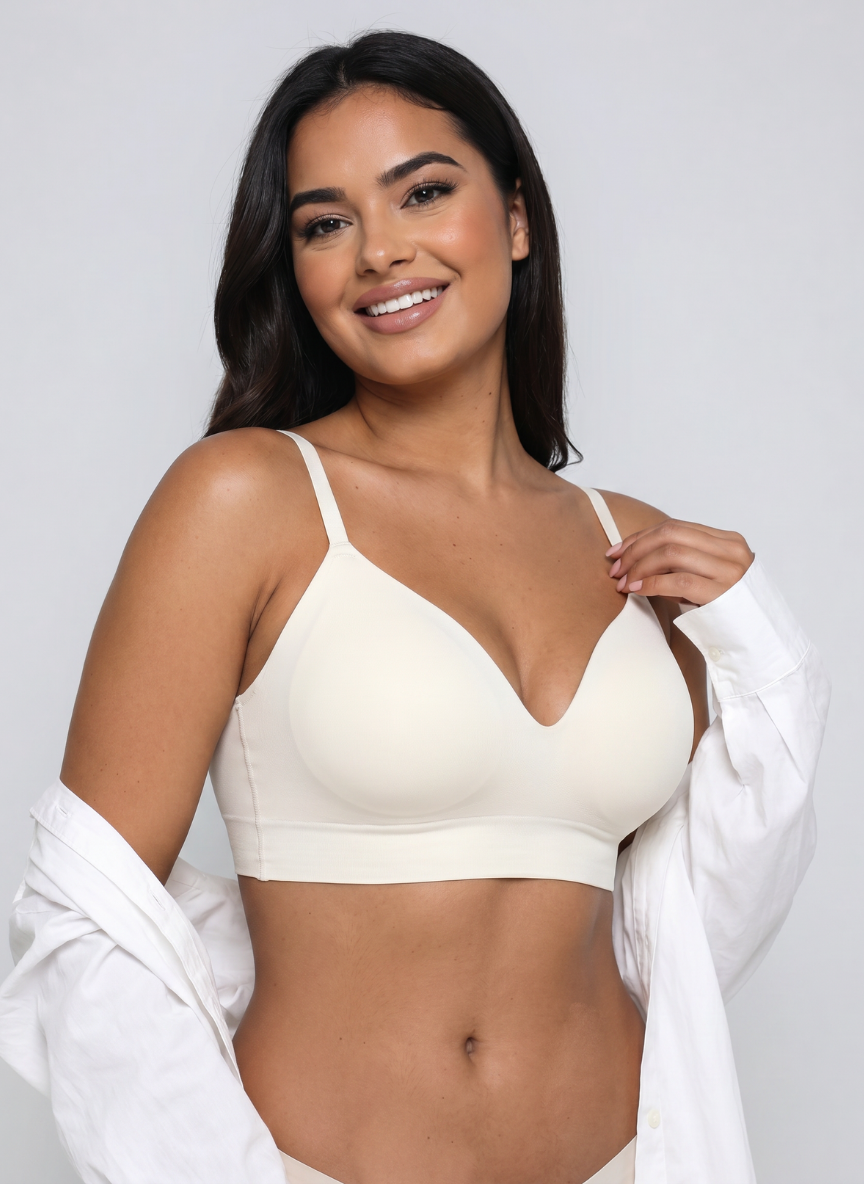 Soutien-gorge push-up lissant sans armatures